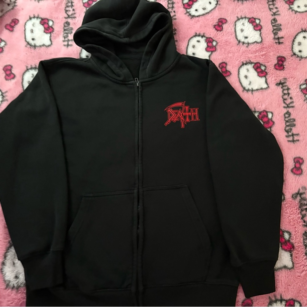 Metal band Death zip up hoodie